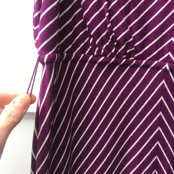 LOFT Women’s Stretch Long Sleeves Dress Striped S - Picture 5 of 8